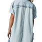 Free People - The Short of It Denim Top