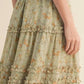&Merci - Floral Tiered Maxi Skirt
