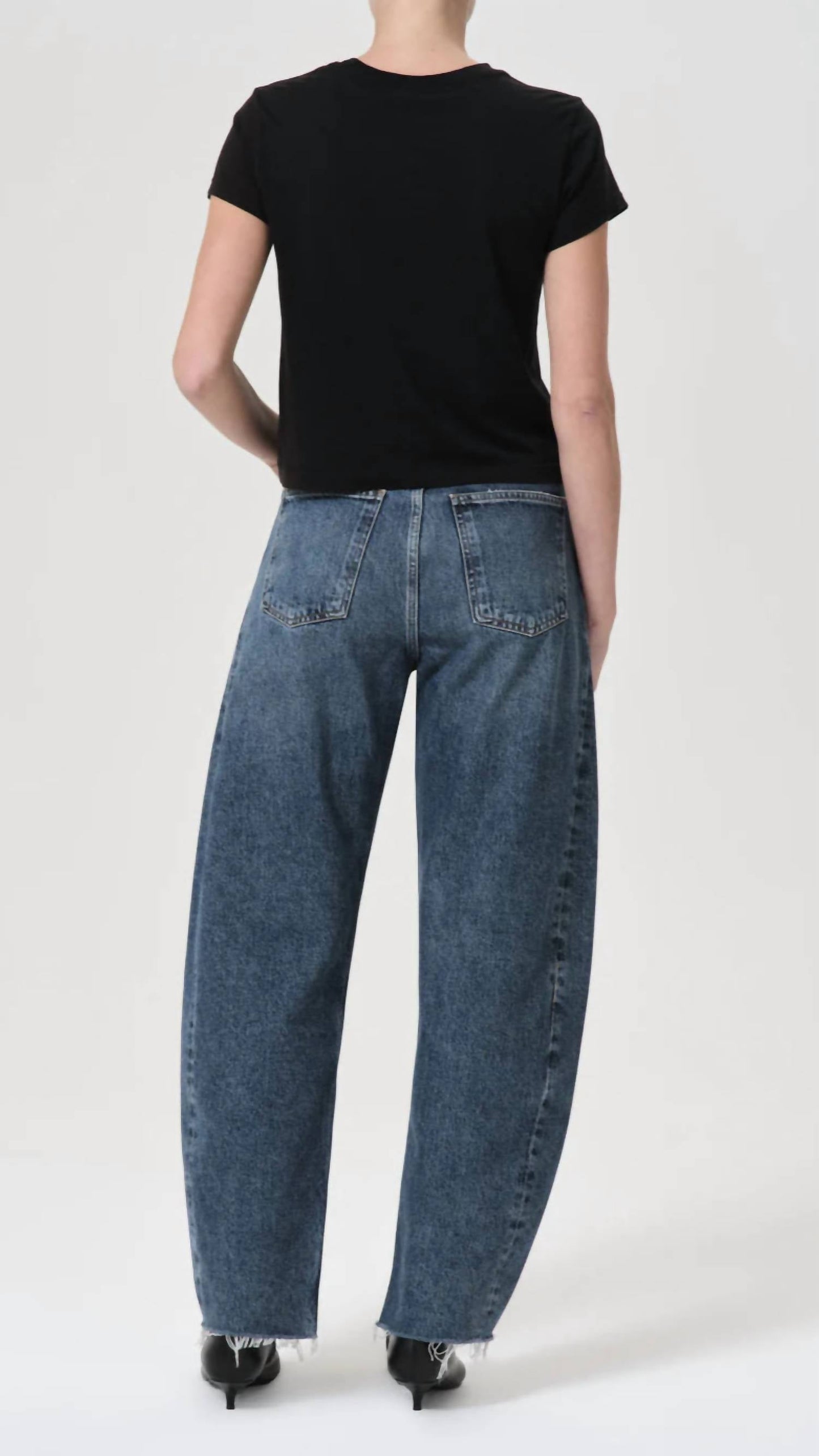 Agolde - Luna High Rise Piece Taper Jeans