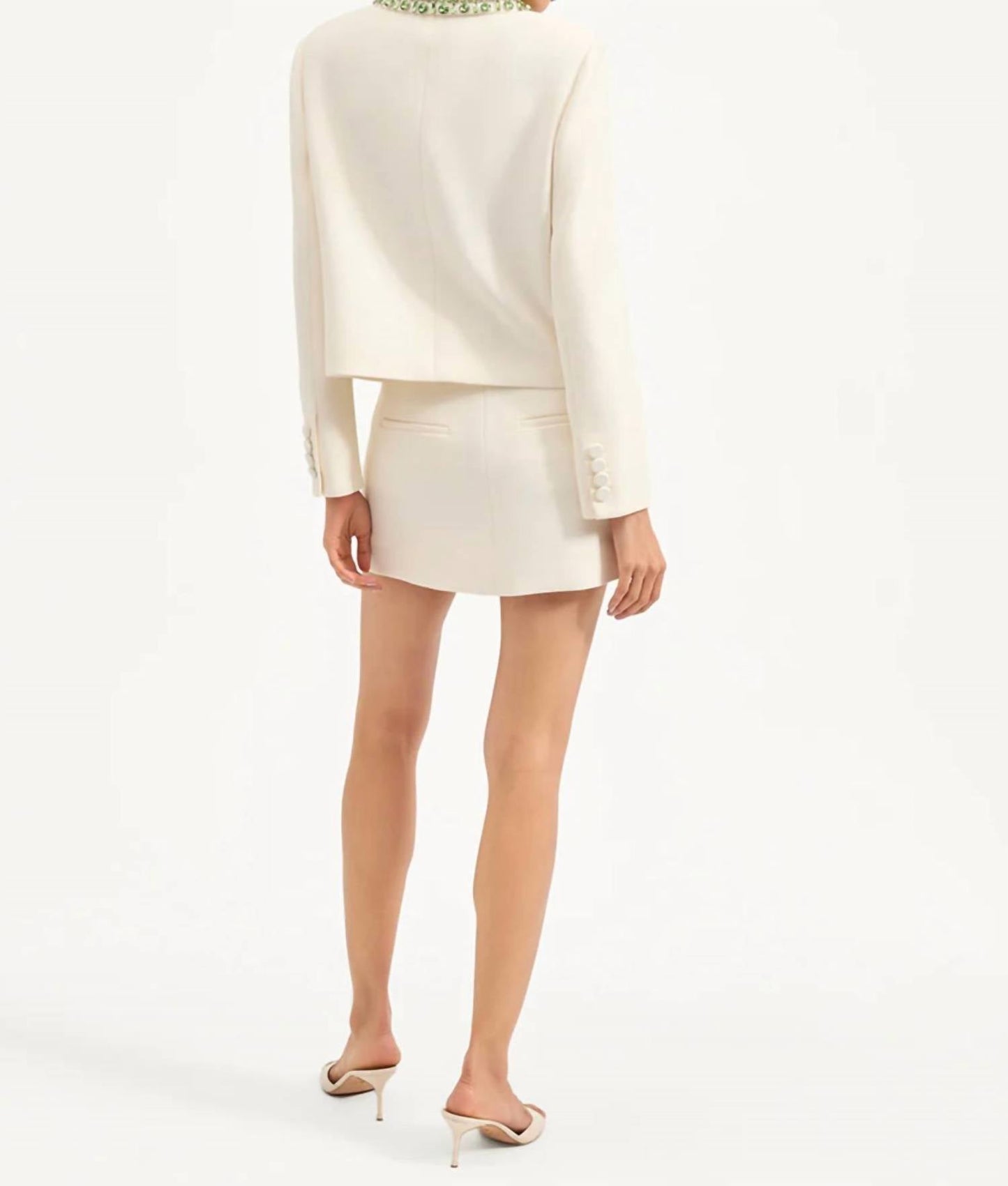 Veronica Beard - Imogen Embellished Cropped Jacket