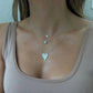 Diana M Jewels - 0.35 Cts Flower-shaped Diamond Pendant