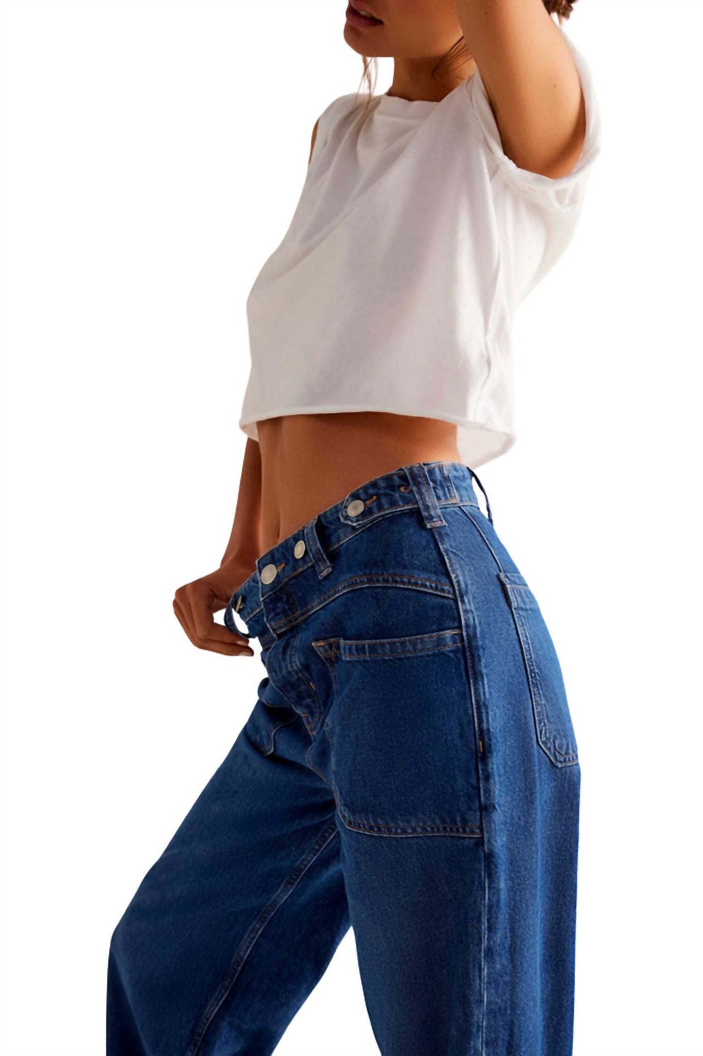 Free People - Palmer Cuffed Jeans