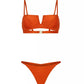 Nelblu - Era Brassiere-like Bikini Top And Bottom Set