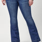 Cello - Plus Size Mid Rise Flare Jegging
