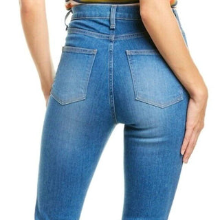 Veronica Beard - Calça Jeans Carly High Rise Crop Flare