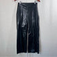Another Love - Women's Sparkle Wide Leg Leather Pants