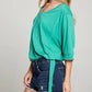 Chaser - Gianna 3/4 Sleeve V-neck Tee