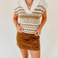 Steve Madden - Paulie Collared Sweater Vest Top