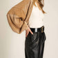 Project Social T - Too Cool Seamed Burnout Shrug