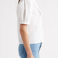Frame - Sailor Puff Sleeve Blouse