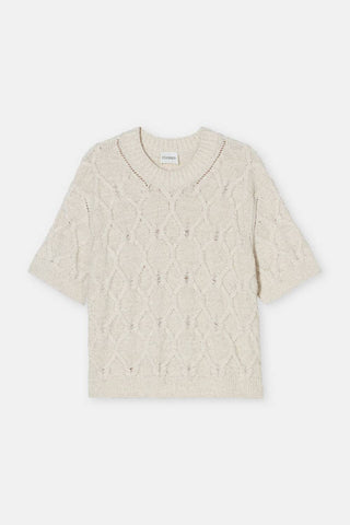 Closed - Crew Neck Short Sleeve Blouse