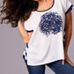 Angel Apparel - Abstract Oversized Top