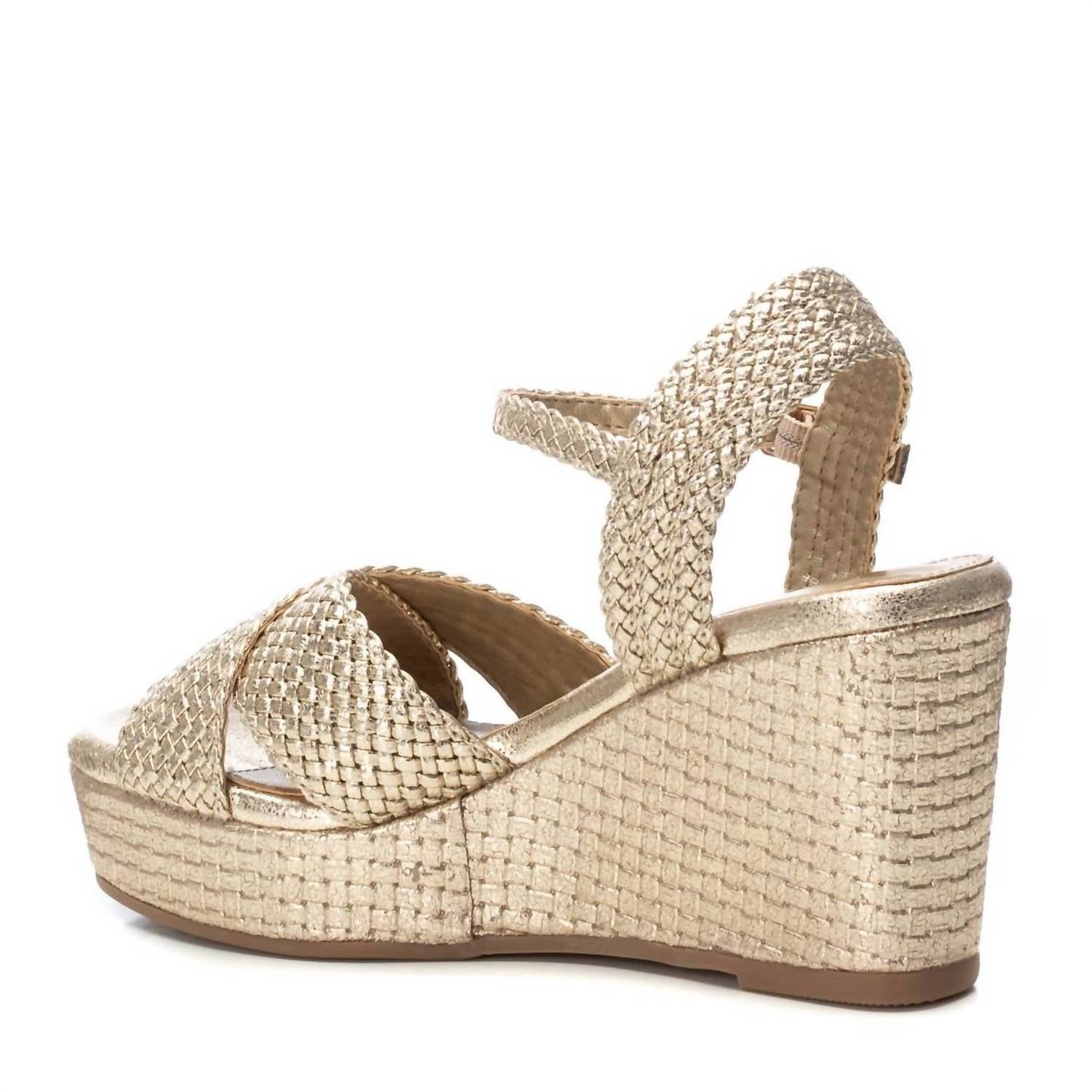 Xti - Women's Metallic Wedge Sandals