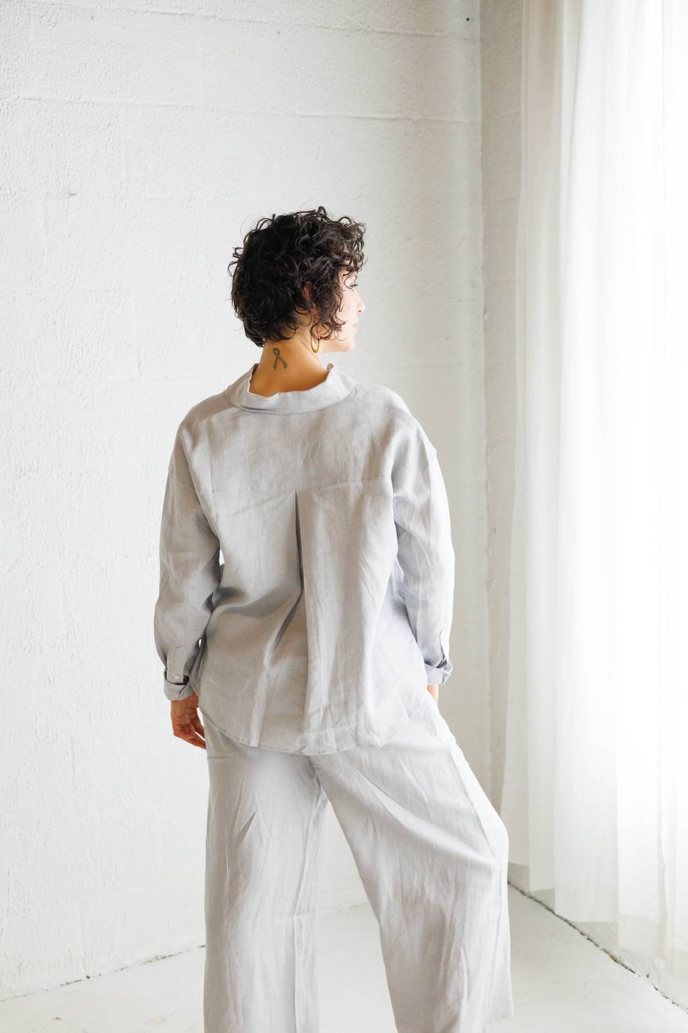 Grade & Gather - Oversized Linen Shirt