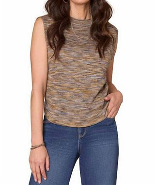 Democracy - Sleeveless Sweater With Side Ruching