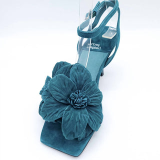 Jeffrey Campbell - Sandália feminina Honolulu com salto e flor