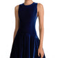 Alice + Olivia - Adley Velvet Drop-waist Mini Dress