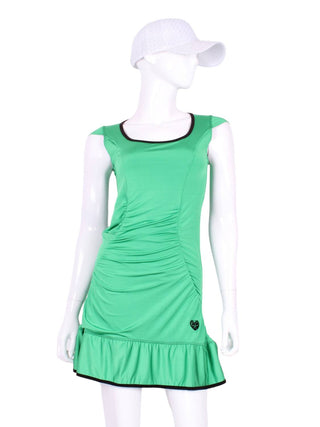 Love Love Tennis - Vestido feminino Kelly Monroe Tennis com franzido