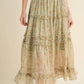 &Merci - Floral Tiered Maxi Skirt