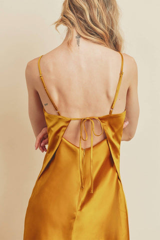 Dress Forum - Sleeveless Satin Mini Dress