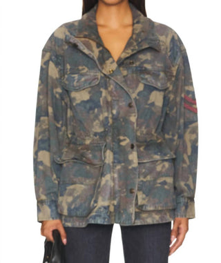 Free People - Jaqueta Utilitária Arya Camuflada