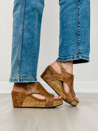 Corkys Footwear - Women's Carley Distressed Wedges