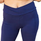 Julia Rose - Nadia Crossover Full Length Leggings with Pockets