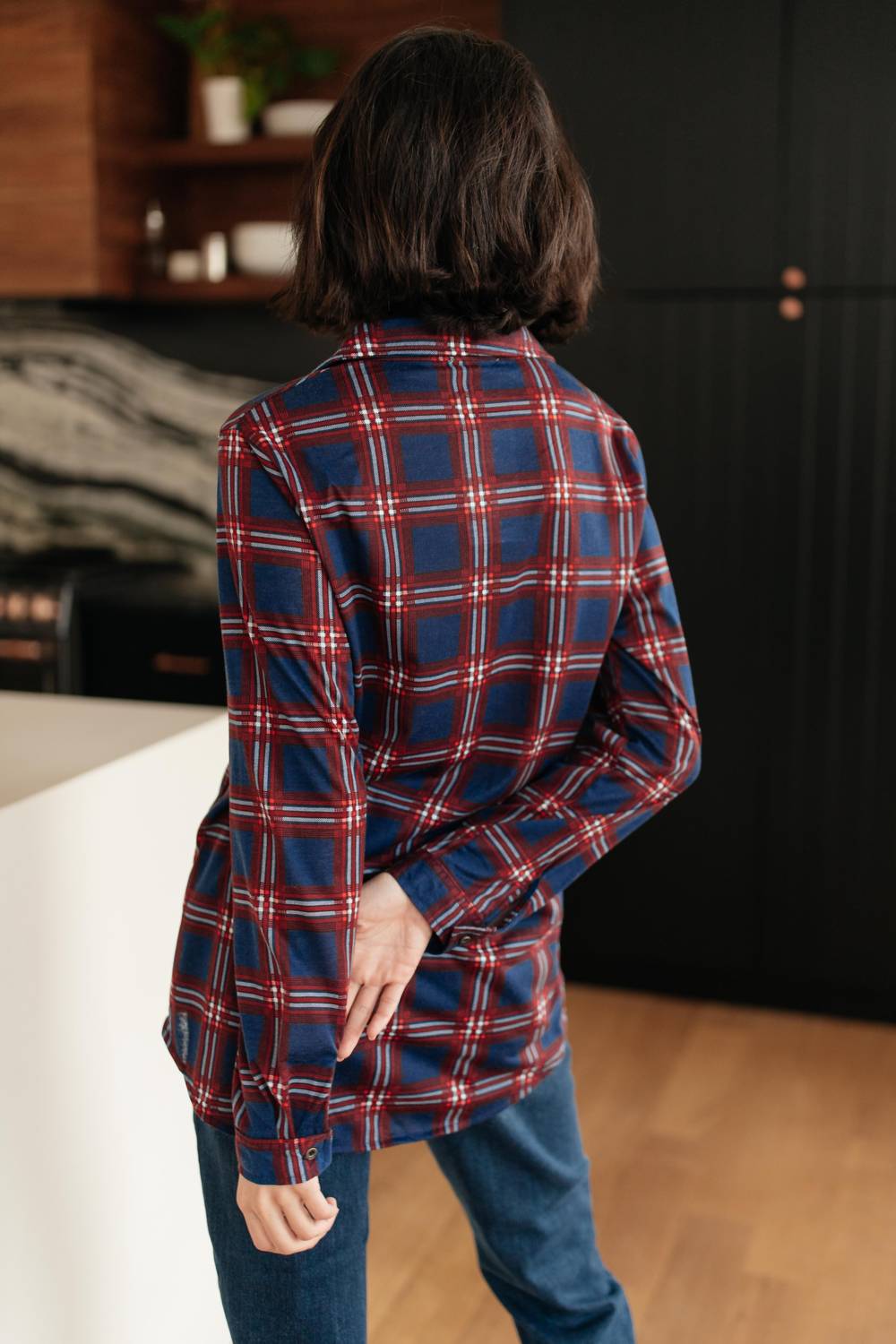 Ninexis - Grid Girl Button Down Shirt