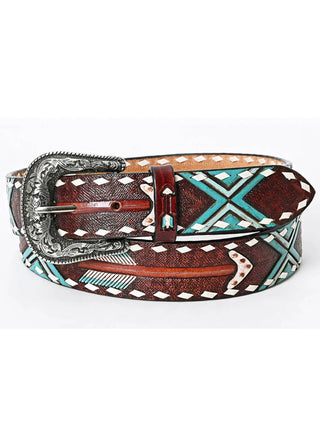 American Darling - Women's Beautifully Hand Tooled Genuine Belt