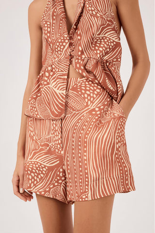 Vestido Para - Shorts Estampado Lagoa do Cupuaçu