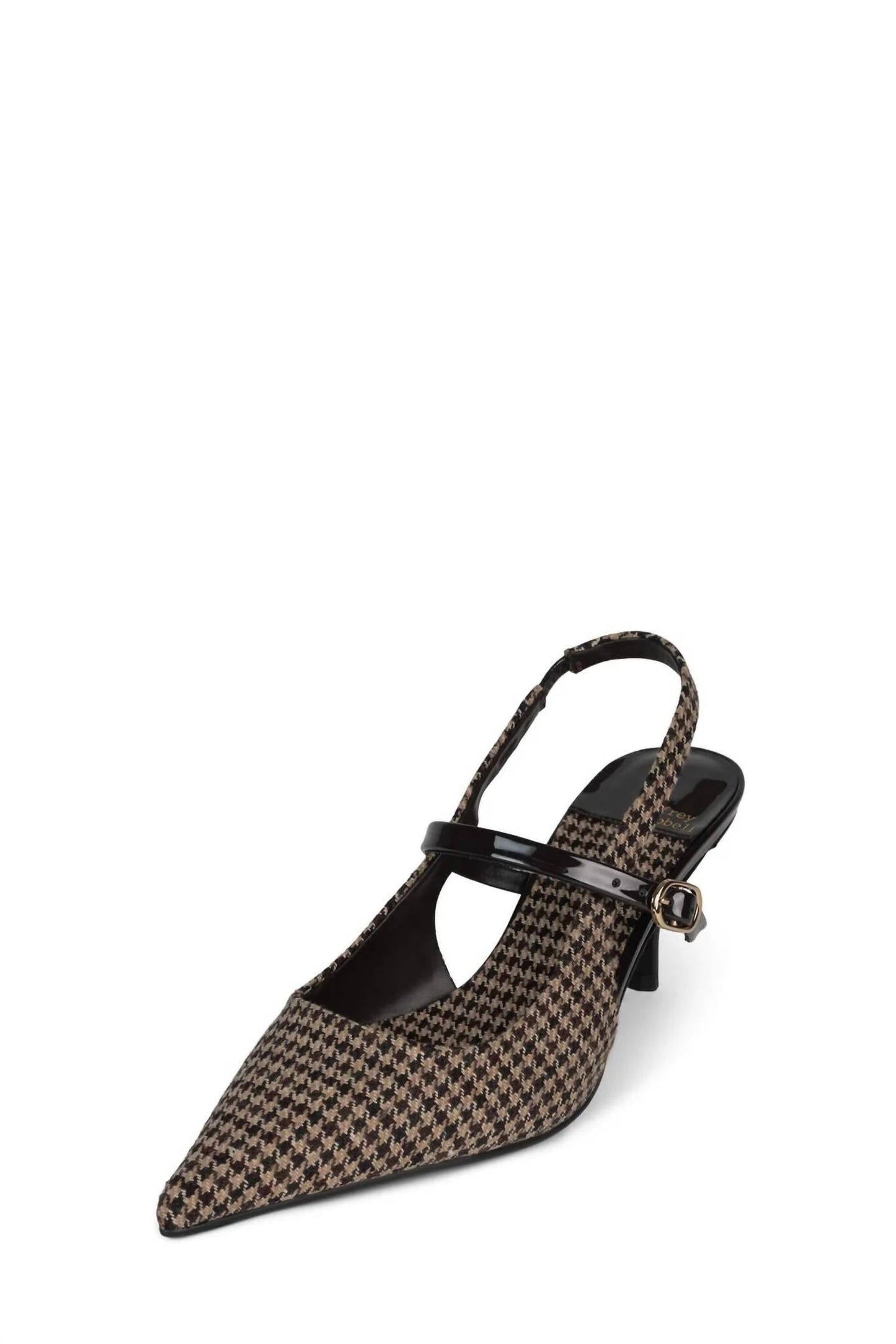 Jeffrey Campbell - Tanya Houndstooth Slingback Heel Pumps