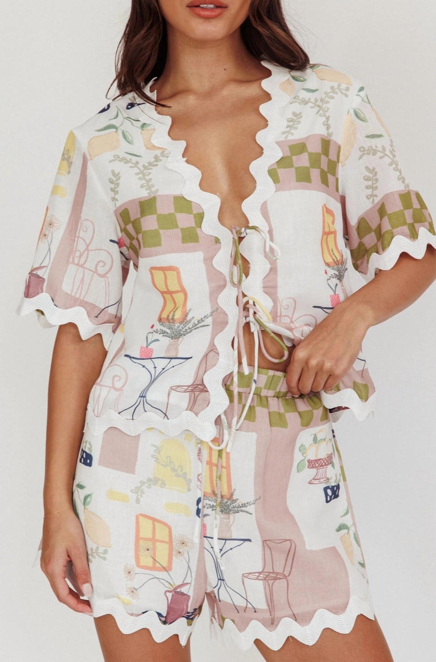 One And Only Collective - Maelis Tie Top