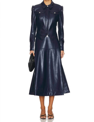 Simkhai - Wyatt Vegan Leather Zip Up Jacket