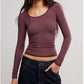 Free People - Love Letter Long Sleeve Top