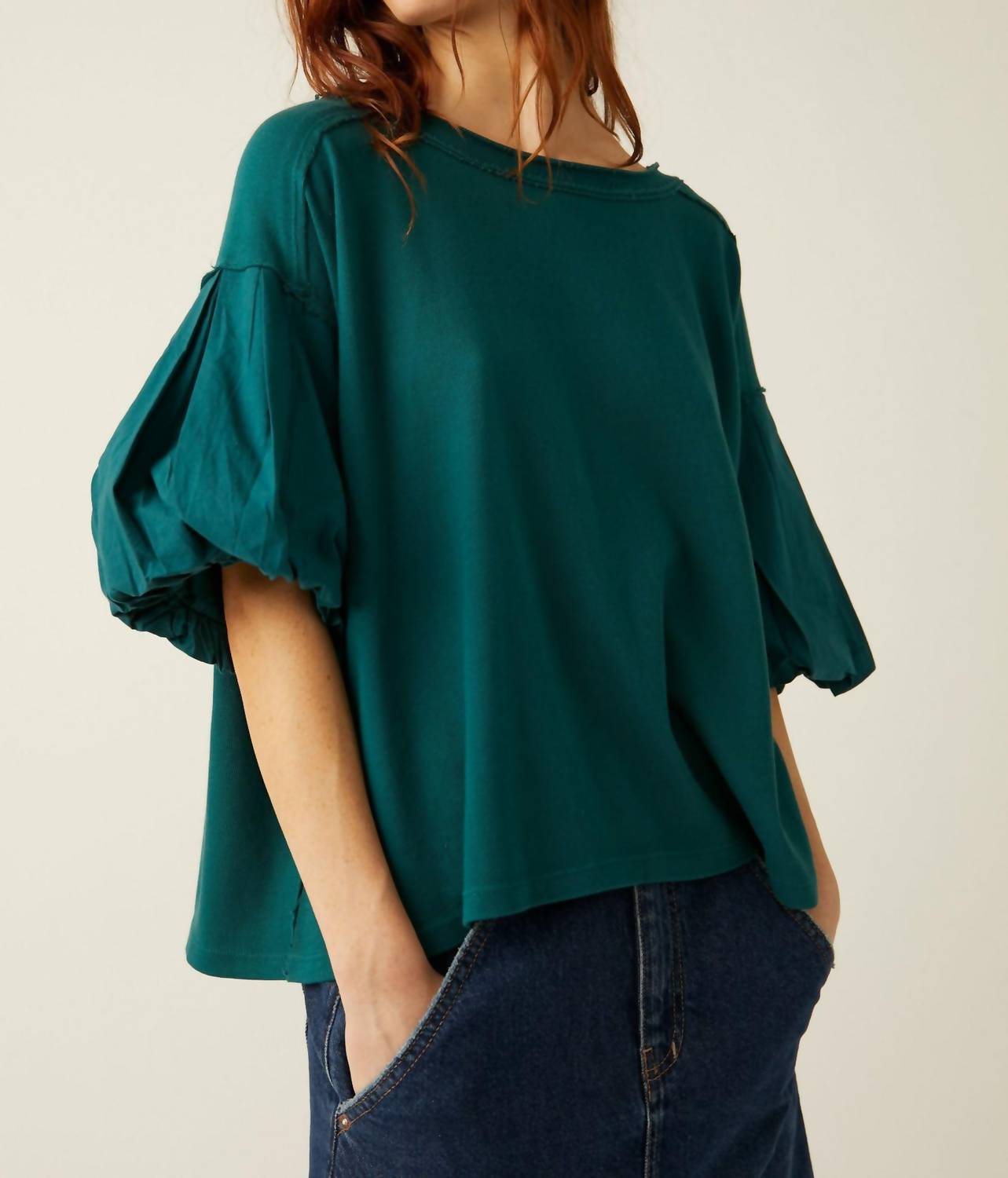 Free People - Blossom Raw Edge Tee
