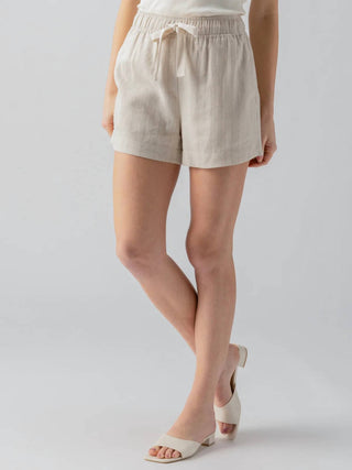 Santuário - Sempre Linho Padrão Rise Short