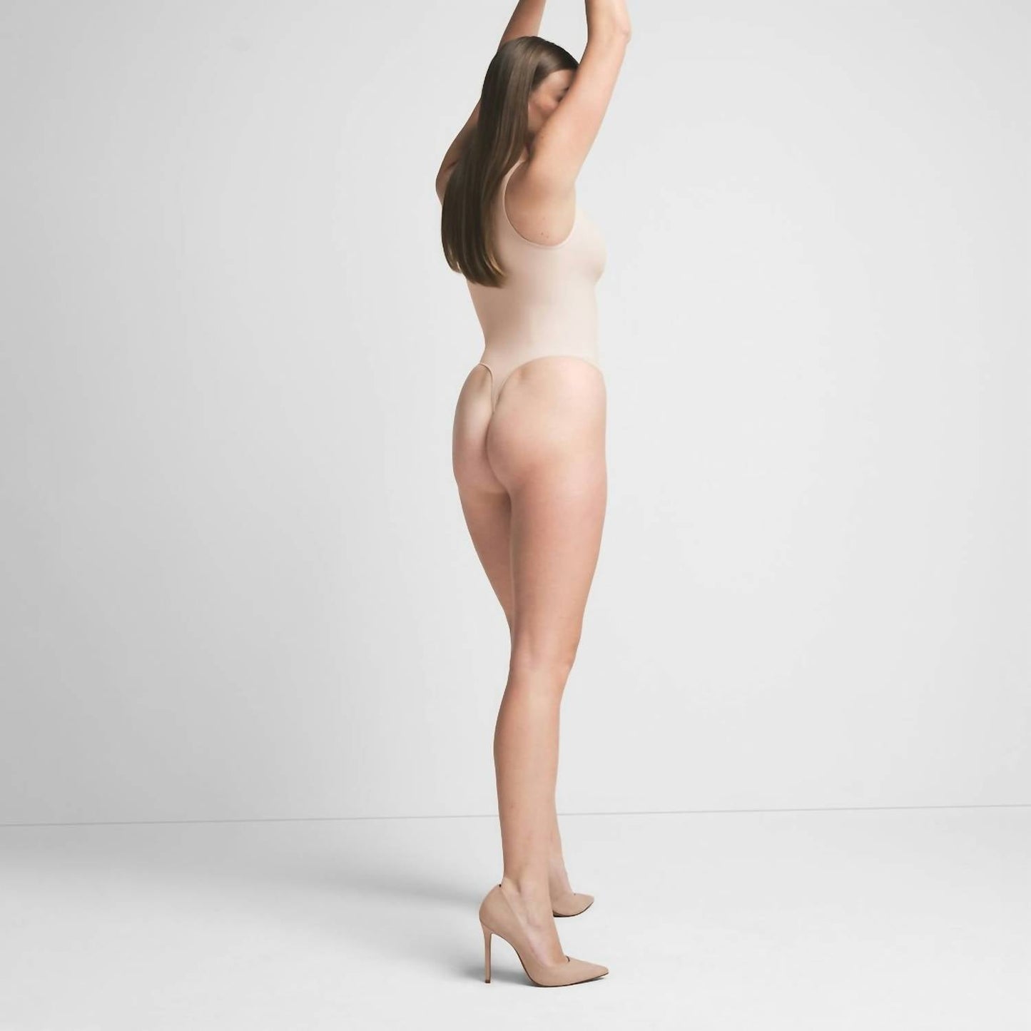 Skims - Seamless Sculpt Scoop Neck Thong Bodysuit