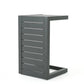 Aluminum Outdoor C-Shaped Side Table for Patio