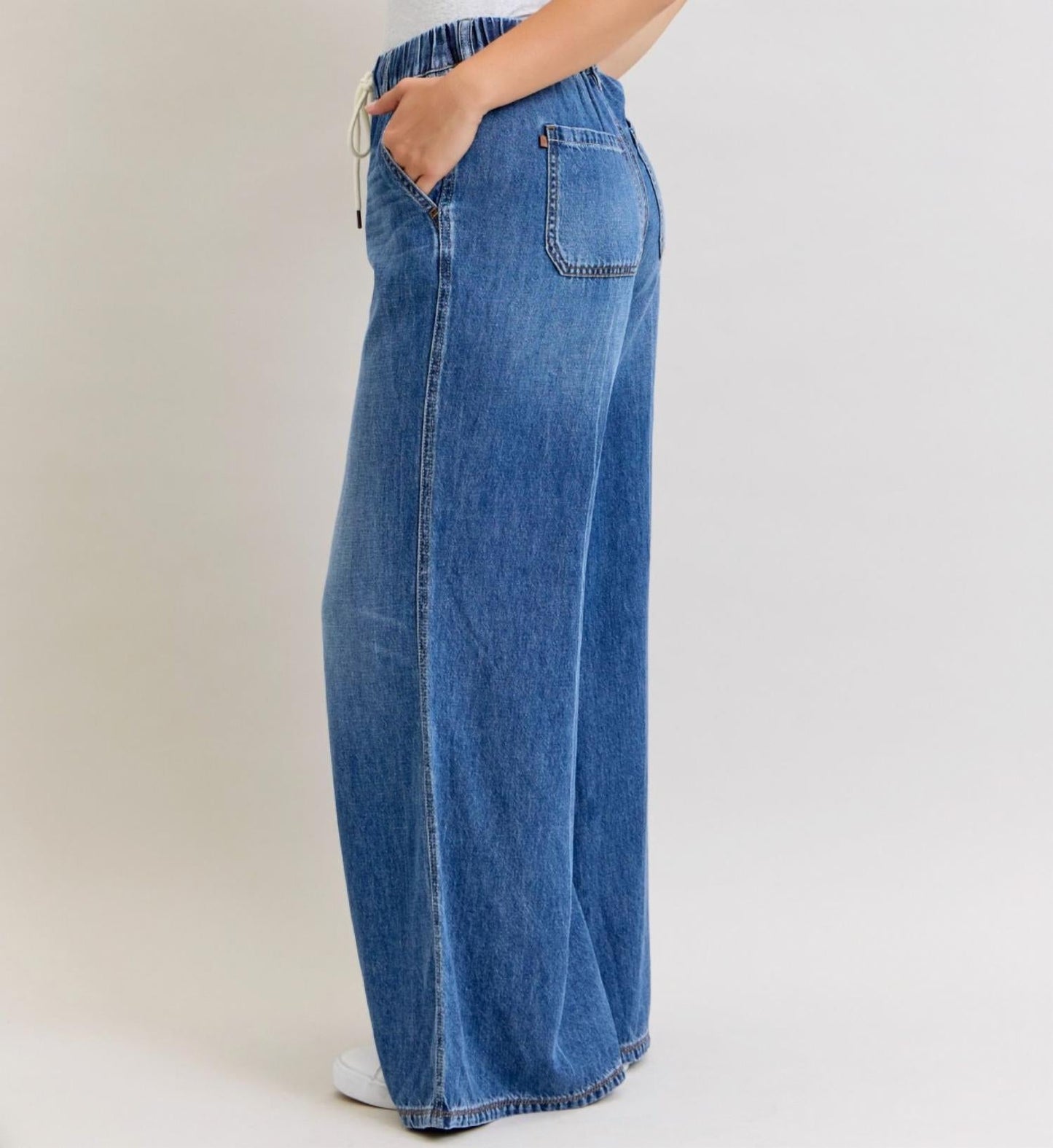 Judy Blue - Palazzo Featherweight Jeans