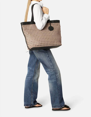 Ilse Jacobsen - Bolsa de praia grande trançada feminina