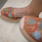 Numa By Spanians - Women's Embroidery Wedge Sandal Narrow