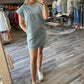 Entro - Pearl Detail Denim Dress