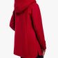 London Fog - Zip-front Sherpa Lined Hood 31" Wool Jacket