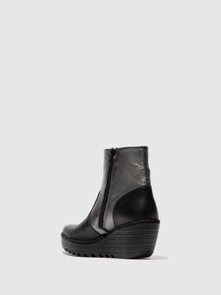 Fly London - Botas femininas com zíper no tornozelo