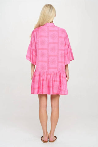 Meet Me In Santorini - Button Down Shirt Dress