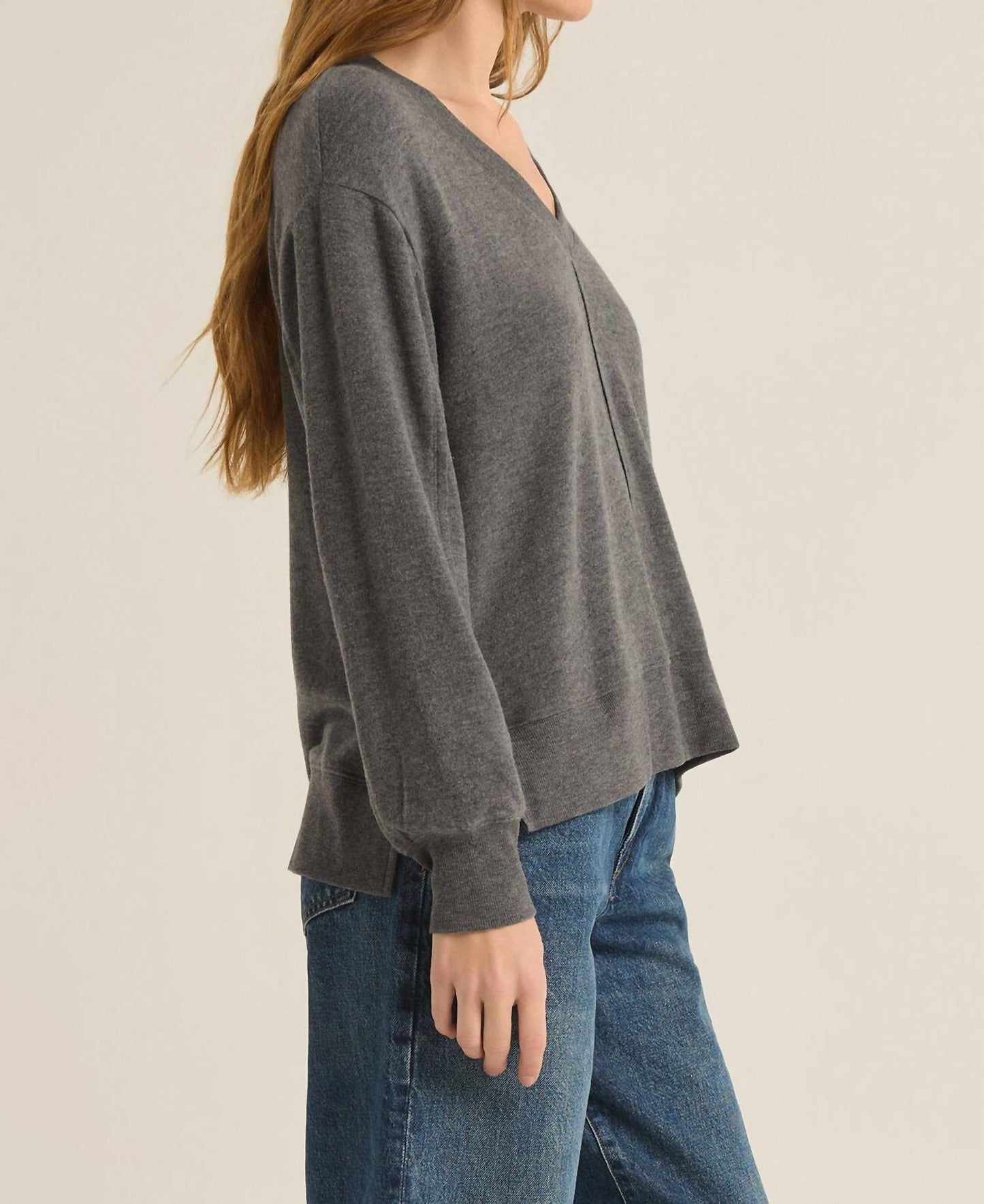 Z Supply - Wilder Cloud V-Neck Long Sleeve Top