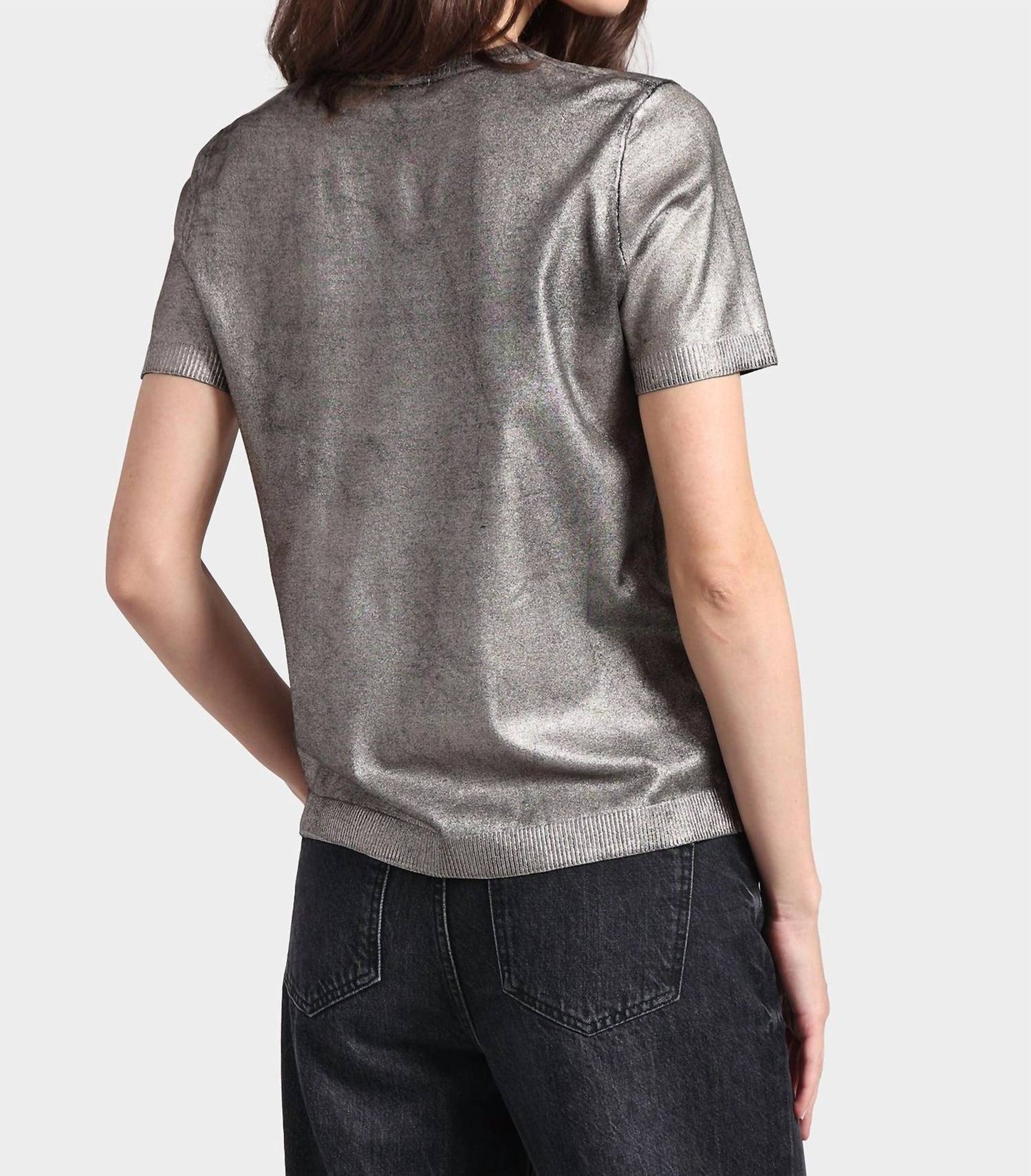 Minnie Rose - Metallic Print Short Sleeve Tee