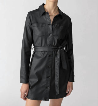 Sanctuary - VESTIDO JEANS COM REVESTIMENTO