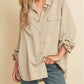 Dress Forum - Women's Tencel Oversized Button Down Shirt