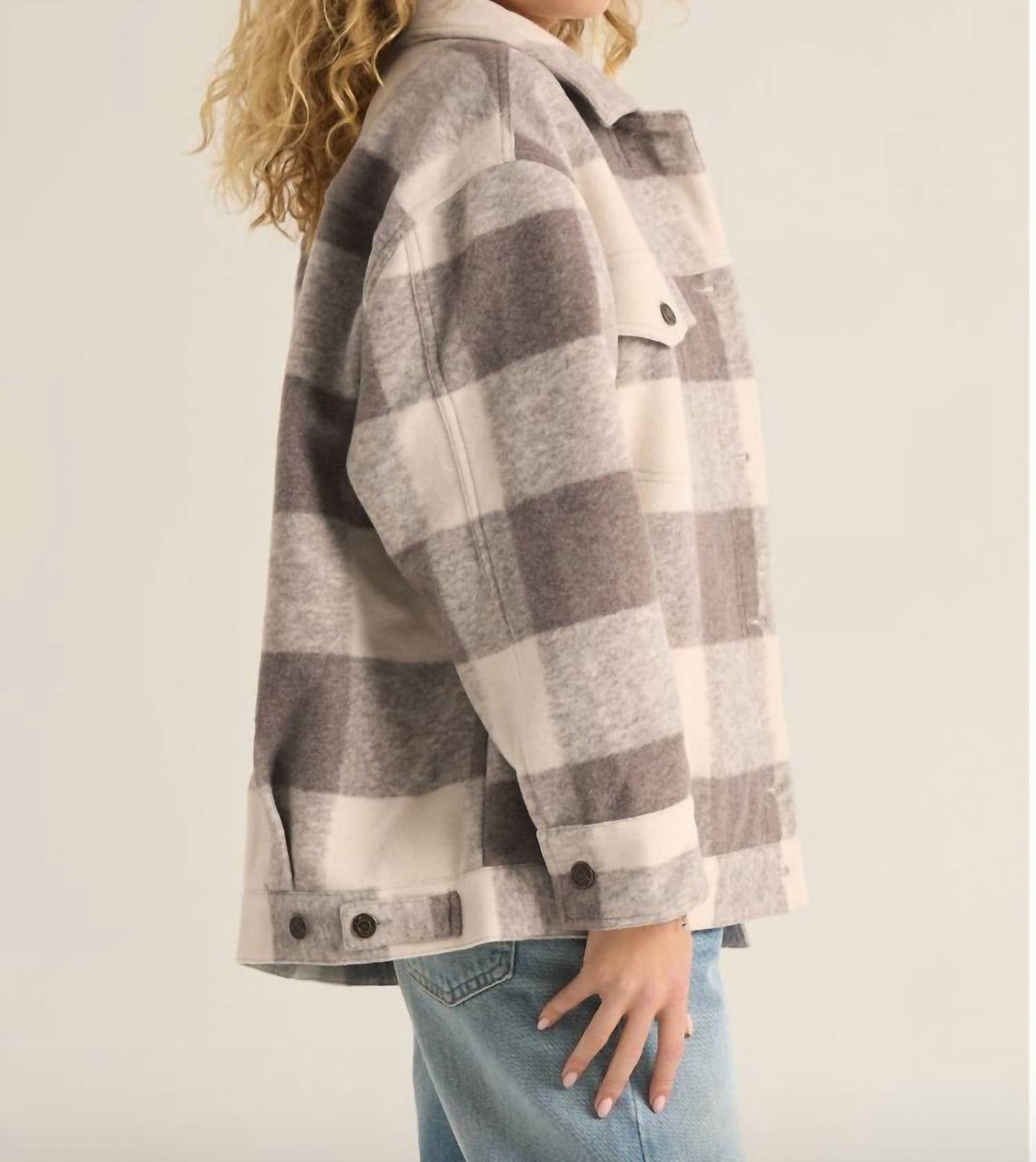 Z Supply - Preston Knit Plaid Jacket